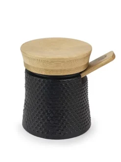 Peugeot Saveurs Bali palais des épices Moulin à poivre bali fonte noir et sa coupelle à sel en coffret cadeau -><noscript><img width=