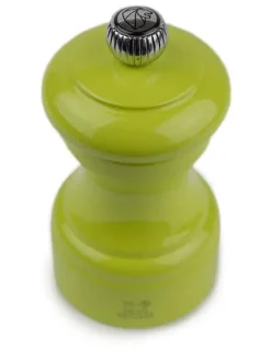 Peugeot Saveurs Bistro Moulin à poivre manuel en bois laqué, pistache, 10 cm - 4" -><noscript><img width=
