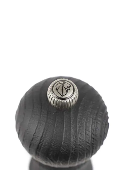 Peugeot Saveurs Bistro nature black Moulin à sel en bois upcyclé, noir, 10 cm - 4in -> Moulins À Sel Et Salières