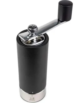Peugeot Saveurs Isen Moulin à poivre à manivelle en bois et inox, noir, u'select, 18 cm - 7" -><noscript><img width=