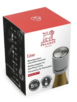 Peugeot Saveurs Line Bouchon pour vins effervescents, minium, 5,5 cm -><noscript><img width=