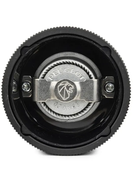Peugeot Saveurs Line Moulin à poivre manuel en bois et aluminium noir mat, 12 cm - 4,75in -> Envie De Design|Moulins À Poivre