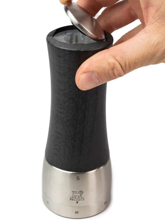 Peugeot Saveurs Madras moulin à sel manuel en bois et inox, u'select, collection , 16 cm - 6,25in -> Idées Cadeaux -100€|Moulins À Sel Et Salières