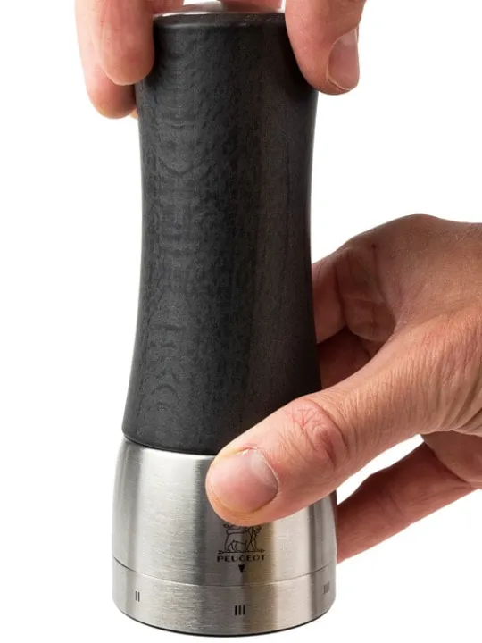 Peugeot Saveurs Madras moulin à sel manuel en bois et inox, u'select, collection , 16 cm - 6,25in -> Idées Cadeaux -100€|Moulins À Sel Et Salières