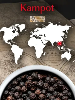 Peugeot Saveurs Multipack poivres premium Pack 3 poivres d'origine et 1 mélange exclusif -> Epices Du Monde