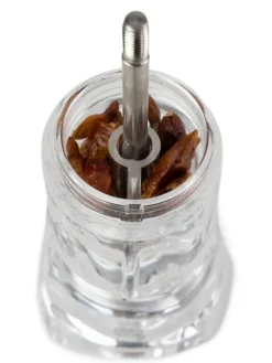 Peugeot Saveurs Ouessant Moulin à piment manuel en inox et acryl 14 cm -><noscript><img width=