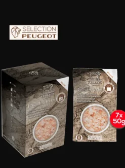 Peugeot Saveurs Pack line carbone & graphite 12cm Duo de moulins à poivre et à sel 12 cm avec entonnoir inox -><noscript><img width=