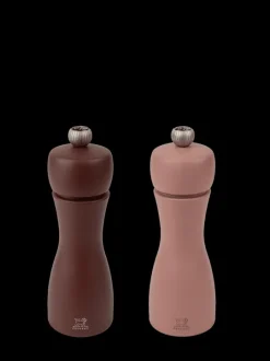 Peugeot Saveurs Pack tahiti terre Duo de moulins à poivre et à sel en bois 15 cm et ses épices -> Envie De Couleurs|Duos Et Combi 2 En 1