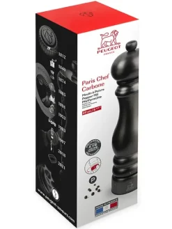 Peugeot Saveurs Paris chef Moulin à poivre manuel en inox, , u'select, 22 cm - 8,75" -><noscript><img width=