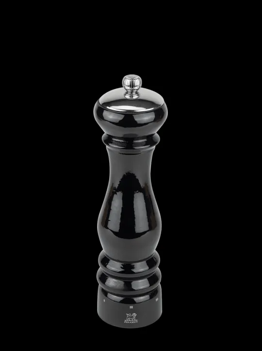 Peugeot Saveurs Paris icône moulin à poivre manuel en bois laqué noir, u'select, 22 cm - 8,75" -> Envie De Design|Moulins À Poivre