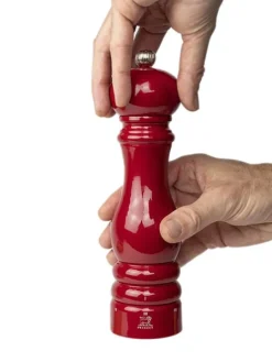 Peugeot Saveurs Paris u'select Moulin à poivre manuel en bois, u'select laqué rouge passion, 22 cm - 9in -><noscript><img width=