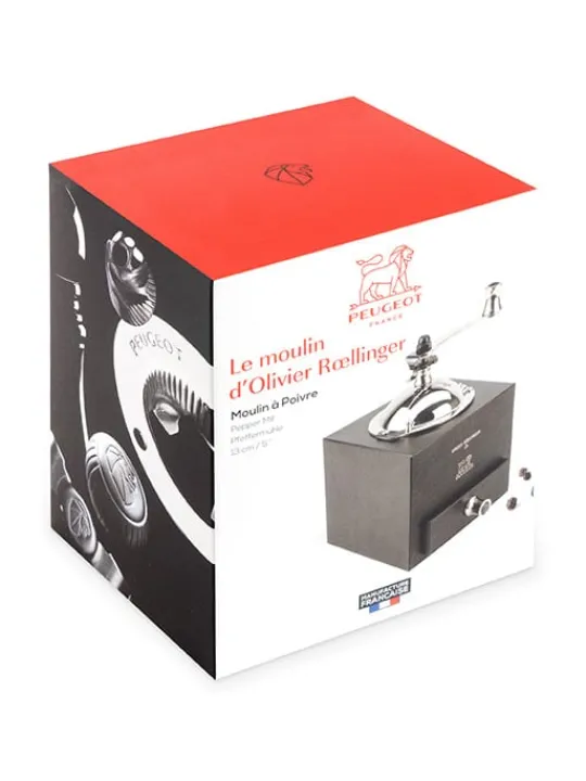 Peugeot Saveurs Roellinger Moulin à poivre manuel en bois couleur 13 cm -> Envie De Saveurs|Moulins À Poivre