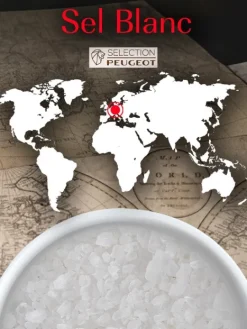 Peugeot Saveurs Sel blanc Gros sel blanc de cuisine d'allemagne, 350g - 7 sachets fraicheur de 50g -> Idées Cadeaux -50€|Epices Du Monde