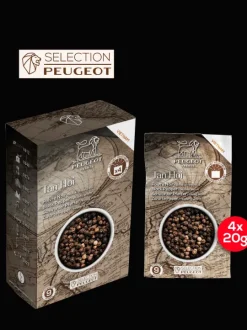 Peugeot Saveurs Tan hoi Poivre noir du vietnam, 80g - 4 sachets fraicheur de 20g -><noscript><img width=